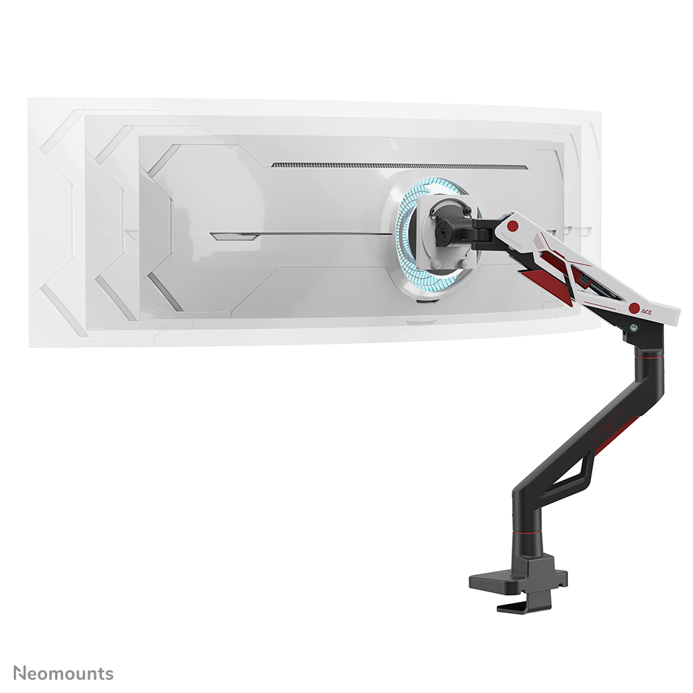 Neomounts DS70-256RD1 Gaming monitorarm 24-57" - gasveer - Topfix - 180°-stop